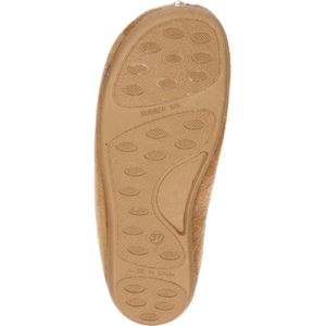 Q-Fit - Madrid - Pantoffels - Suedine - Fake-fur - Rubberen Zool