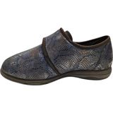 Promed - Geneve Pantoffels - Blauw - Textiel