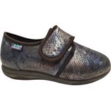 Promed - Geneve Pantoffels - Blauw - Textiel