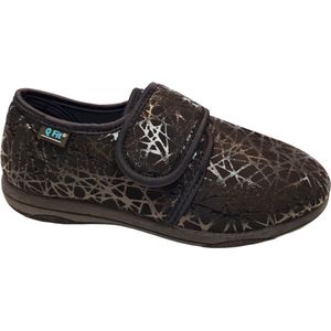 Q-Fit Medical - Geneve - Pantoffel - Zwart/Print