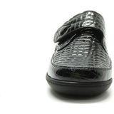 Promed - 4032.7 Klittenbandschoenen - Blauw Lak - Leer Combi