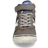 Munich - 163597 - Veterschoenen - Grijs/Wit - Leer