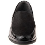 Q-Fit - 4229 Instappers - Zwart - Leren