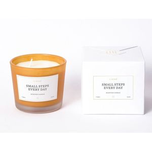 Small steps everyday geurkaarsen 350 gram Herfst geel