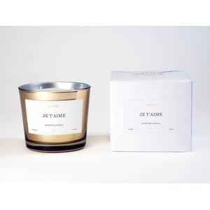 je t'aime geurkaarsen 350 gram Gold