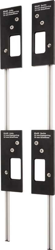 Freesmal Scharnieren Set - 4-Delig - Kunststof - Staal - Universeel