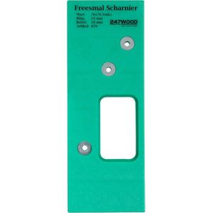 Wovar Freesmal Scharnieren 76 x 76 mm Links | Per Stuk
