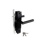 Wovar Inbouw Cilinderslot Zwart RVS Op Schild - Complete Set