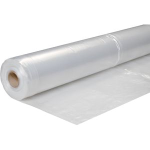 Wovar Bouwfolie T200 Transparant 200 cm breed | Rol 50 Meter | Bouwfolie transparant