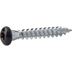 Wovar Tuinschroeven Zwart 5 x 35 mm Torx 20 Voldraad | Doos 100 Stuks | Houtschroeven