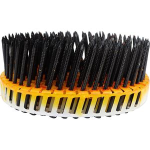 Wovar Bolkop Rolnagels Zwart Verzinkt | 2.5|2.7 x 60 mm | Rol 200 stuks