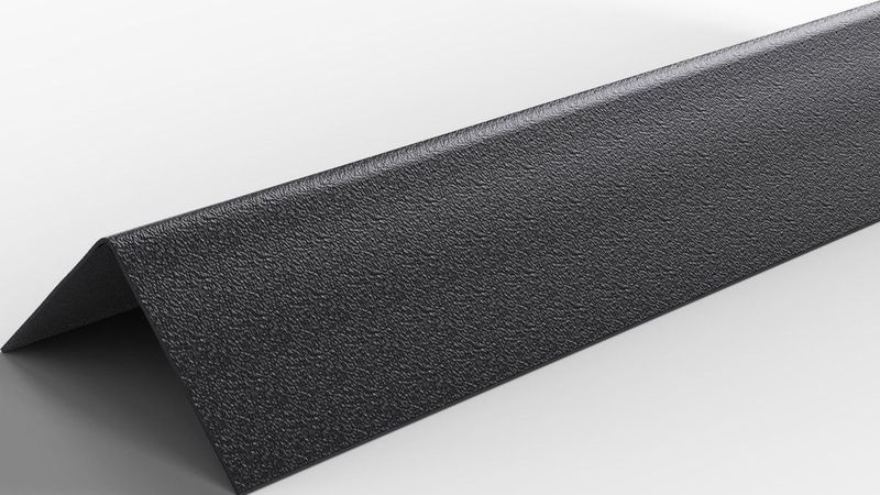 Wovar - Hoekprofiel - Zwart - PVC - Zelfklevend