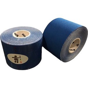 Inuk - Kinesiotape - Sporttape - 3 rollen - Donkerblauw - Premium Quality - Watervast - voorkom blessures