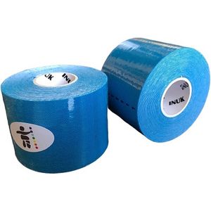 Inuk - Kinesiotape - Sporttape - Premium Quality - 3 rollen Lichtblauw - Watervast - herstel en blessures