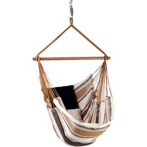 Luxe Braziliaanse Hangstoel - 100% Braziliaans Katoen  - Extra Stevig - Peroba