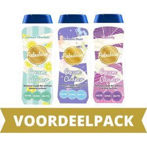 Fabulosa Voordeelpack Cream Cleaner - 9x 500ML - Vegan - Actie - Uitverkoop