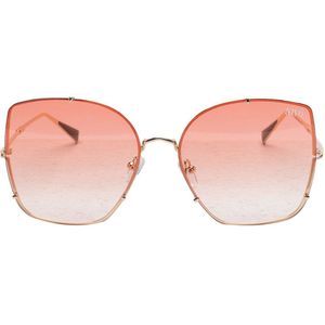 Nivó Zonnebril - Florentina Oranje - Zonnebril Dames – Stijlvol - Luxe Afwerking - Grote Glazen - UV400 Filter – Gepolariseerd - Gratis Luxe Brillenhoes