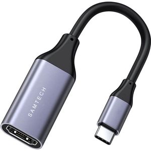 SAMTECH USB C naar HDMI Adapter - 4K @60hz - kabel - convertor - Thunderbolt 3 - Premium Metallic Black