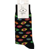 Spiri - Ibiza Socks Night Movie - Huissokken - Zwart