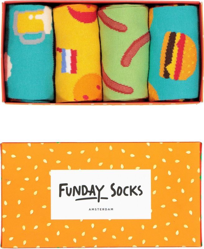 Funday Socks - Party Box - Sokken - Multi - Biologische Katoen