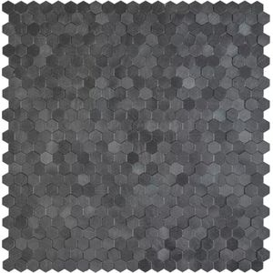 Mozaiek Zelfklevend Wandpaneel - Bruin - Steen 3D - Ava