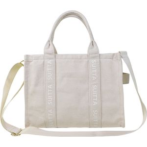 Handtas dames handtassen schoudertas tassen shopper schooltas werktas wit - school - werk - designer