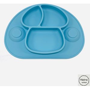 Roestvrijstalen Babyplaat Met Zuignap En Verwijderbaar Siliconen Deksel Peuter Vaatwasmachinebestendige Plaat