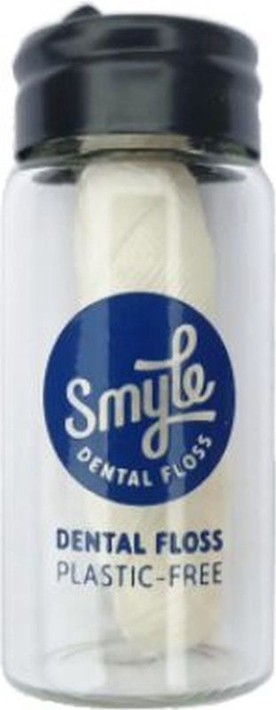 Smyle - Dental Floss - 30 Meter - Afbreekbaar - Compact Glazen Flesje