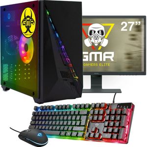 GMR - X-Control Gaming SET V2 (GamePC + 27 Inch Monitor + Toetsenbord + Muis + Game Controller)