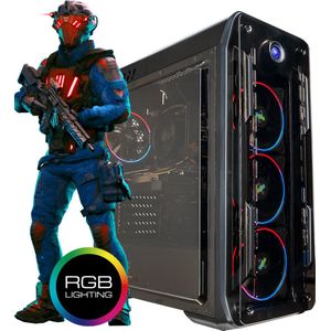 omiXimo | Game PC - AMD Ryzen 5 - GTX1650 Videokaart - 8 GB ram - 480 GB SSD | DWH