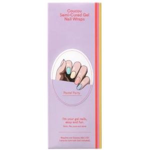 The Coucou Club - Coucou Semi-Cured Nail Wraps Pastel Party – 20 st