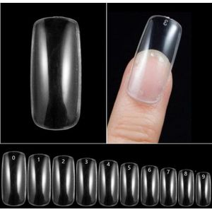 Nageltips - 500 Stuks - Stevig - Flexibel - Diverse Maten