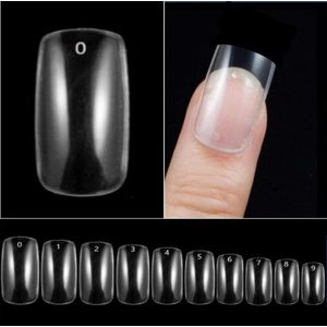 Nageltips - 500 Stuks - Diverse Maten - Stevig en Flexibel