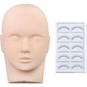 Fabulashes | Wimperextensions | Oefenhoofd incl. oefenwimpers | Nepwimpers