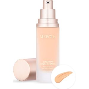Meroda Universal Foundation - 6W | Beige met een neutrale ondertoon - 30ml