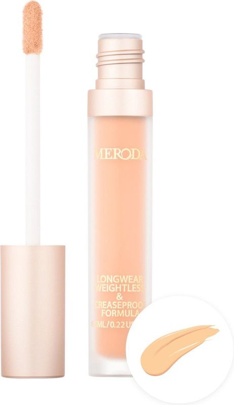 Meroda Universal Concealer - 7W | Middentint beige met perzikroze ondertoon voor de lichte tot gemiddelde huid - 30ml