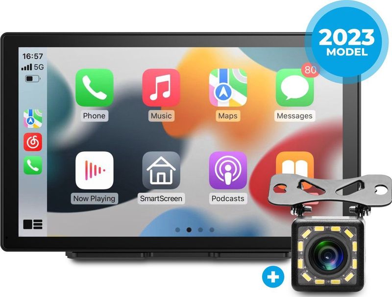 Nitel Navigatiesysteem Auto - 9 Inch - Touchscreen - Achteruitrijcamera