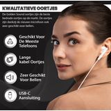 Golden Sound - Oordopjes - Bedraad - USB-C - Met Microfoon