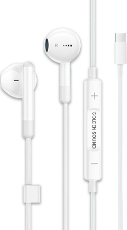 Golden Sound - Oordopjes - Bedraad - USB-C - Met Microfoon