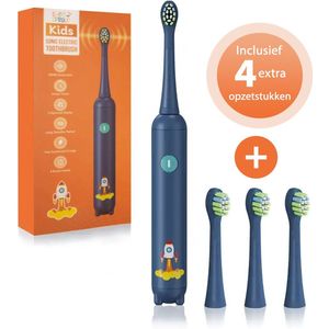 Sweet Sprout - Sonische Elektrische Tandenborstel Kinderen - Baby en Peuter - Inclusief 3 opzetstukken en timer - 0 t/m 4 jaar