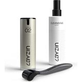 LAYZIN - Anti-Aging Microneedling Set - Gezichtsverzorging - Dermaroller - 0,55mm - Vegan & Natuurlijk