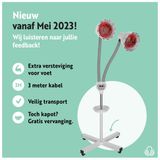 FLEXIE® Infralux 550 - Infraroodlamp - Rood - Warmtelamp voor Lichttherapie