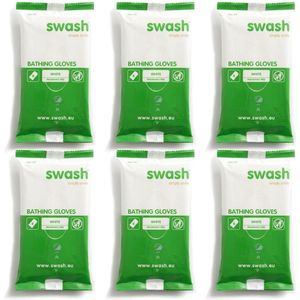Swash - Washandjes - Parfumvrij - 6 x 8 Stuks - Voordeelverpakking