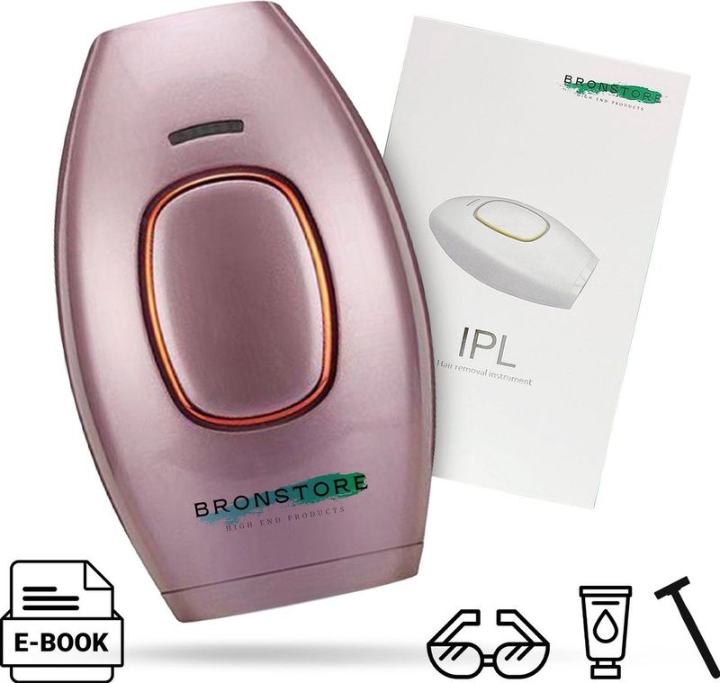 BronStore - IPL Ontharingsapparaat - Inclusief Beschermbril & Scheermes