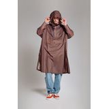 RAINKISS - Regenponcho - Breton Blue - One Size Fits Most - Bruin