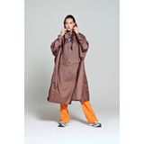 RAINKISS - Regenponcho - Breton Blue - One Size Fits Most - Bruin