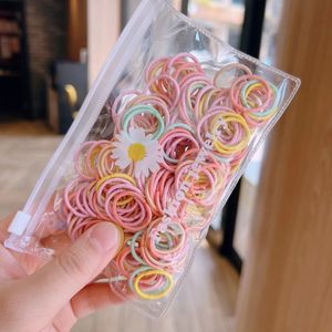 Gekleurde Haarelastiekjes - 100 stuks - Roze - 20mm - 2mm Dik - Elastiek - Haar Accessoires - Kinderen - Peuter - Baby - Meisjes - Dames - Gift - Cadeau