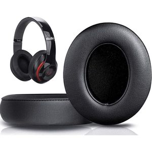 Lederen Set Oorkussens Geschikt Voor Beats Studio 2 en 3, Wired en Wireless , Vervangende Kussens Voor Hoofdtelefoon - 1 Paar