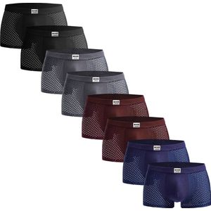 BOXR - Boxershort Heren - Bamboe - 4 Pack - Ademend - Zijdezacht