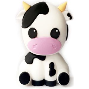 Uniskull USB stick Koe 32GB - dieren - koeien - zwart wit - flash drive - grappige gadgets - cadeau mannen gadget - Idee voor Vrouw Cadeautje Populair - Cadeauset Geschenkset - Sinterklaas Cadeautjes Kinderen - Kind - Schoencadeau - Schoencadeautjes